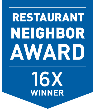 Glory Days Grill is a fifteen-time winner of the Restaurant Neighbor Award