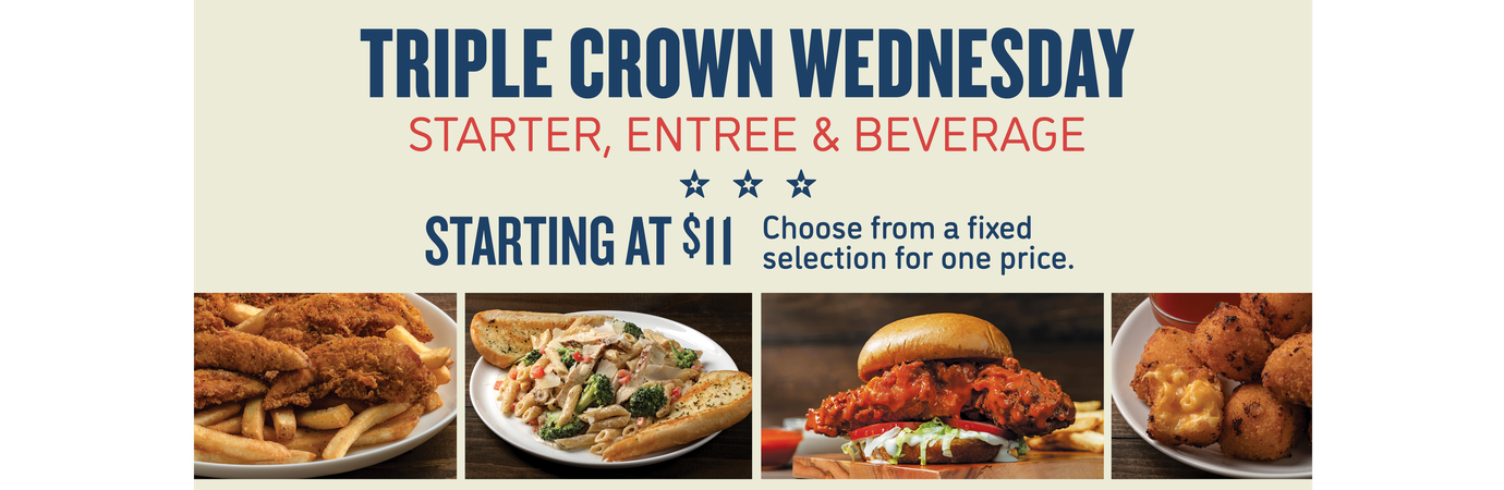 Triple Crown Wednesday $11