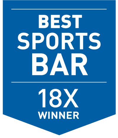 Glory Days Grill has received eighteen Best Sports Bar awards