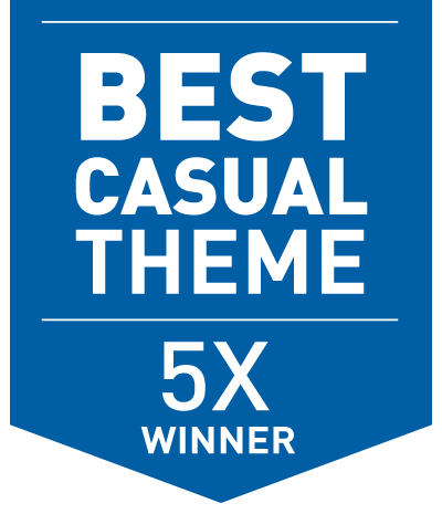 Glory Days Grill has received five most casual restaurant theme awards