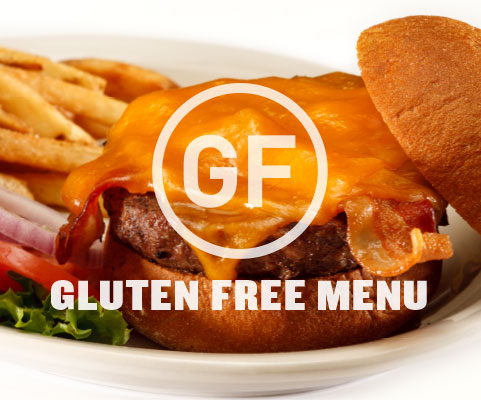 Glory Days Grill gluten free burger, as part of their gluten free menu