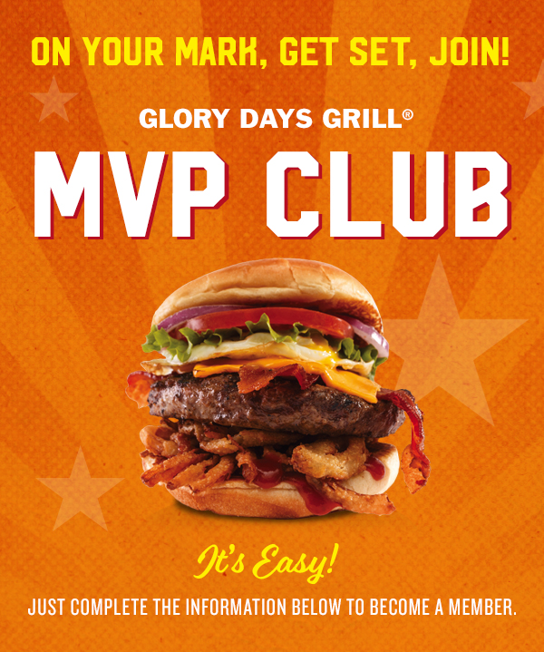 Glory Days Grill MVP Club