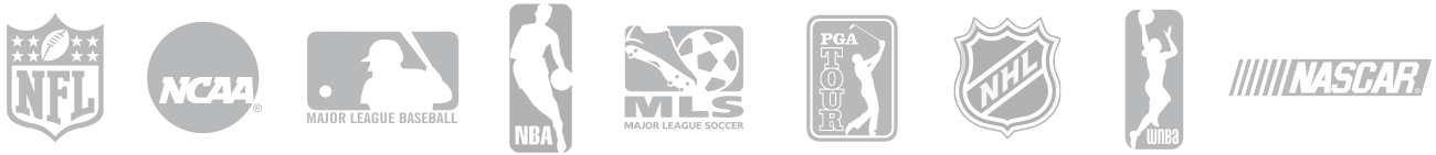 Sports League Logos: NFL, NCAA, MLB, NBA, MLS, PGA Tour, NHL, WNBA, NASCAR