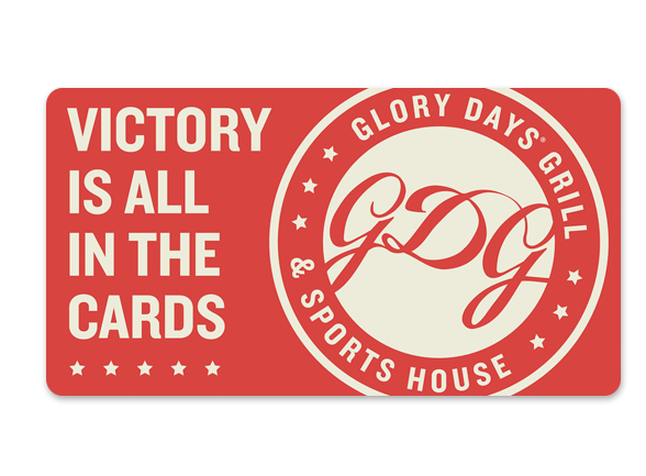 Victory is all in the cards with Glory Days Grill gift cards